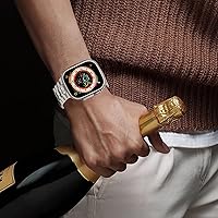 Vista 84 de WINGLE Correas de titanio para Apple Watch Band Ultra 3/2/1 Band Ultra de 1.929 in Series 11 10 1.811 in 1.772 in 1.732 in 1.654 in SE 3/2/1 Series