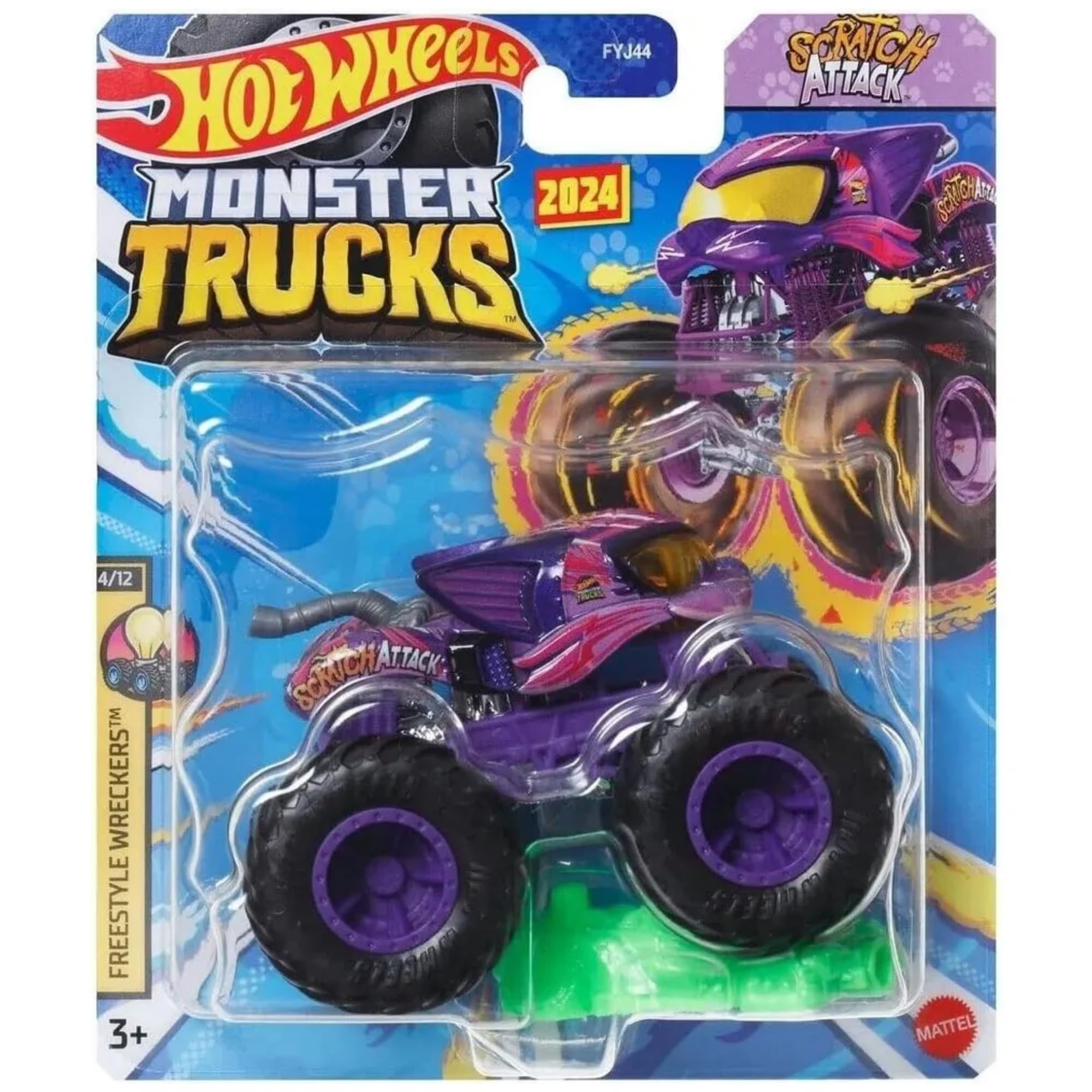 Hot Wheels Monster Trucks - (Scratch Attack HTM28) — image 1