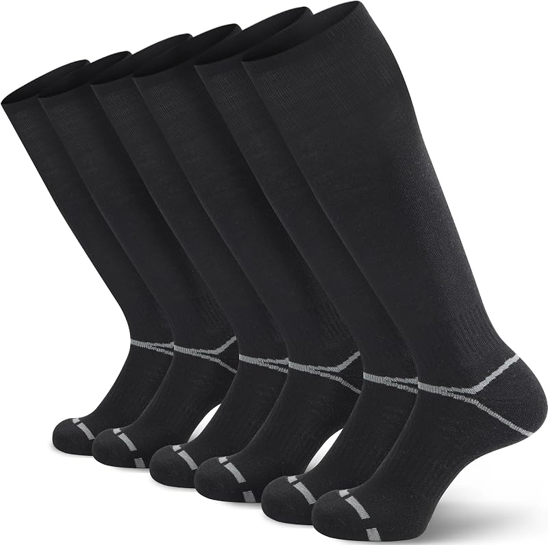 3 Pack Soccer Softball Baseball Socks Football Socks for Youth Men and Women