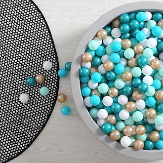 GOGOSO Pit Balls 100 - Soft Plastic Balls for Babies Toddlers Kids Children for 1 2 3 4 5 Years Old,5 Colors,2.2nches