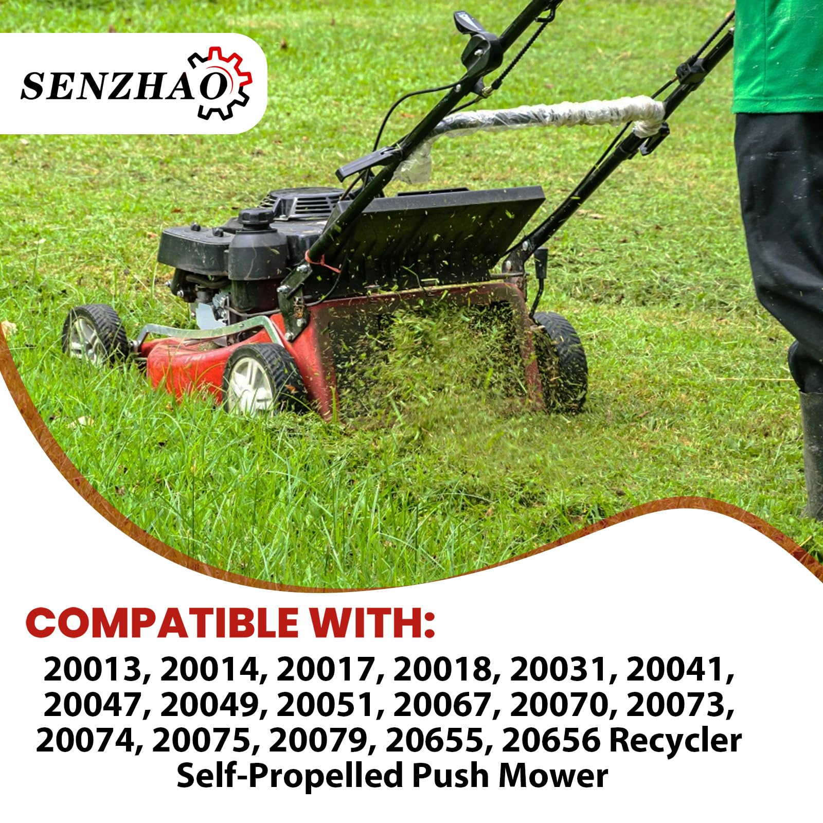 105-3036 Conjunto de Rueda motriz Trasera 105-3024 105-3025 para cortadora de césped Toro 22 Recycler Engranaje Rueda Trasera 20041 20066 20017 20068 20073 Cortadora de Empuje autopropulsada