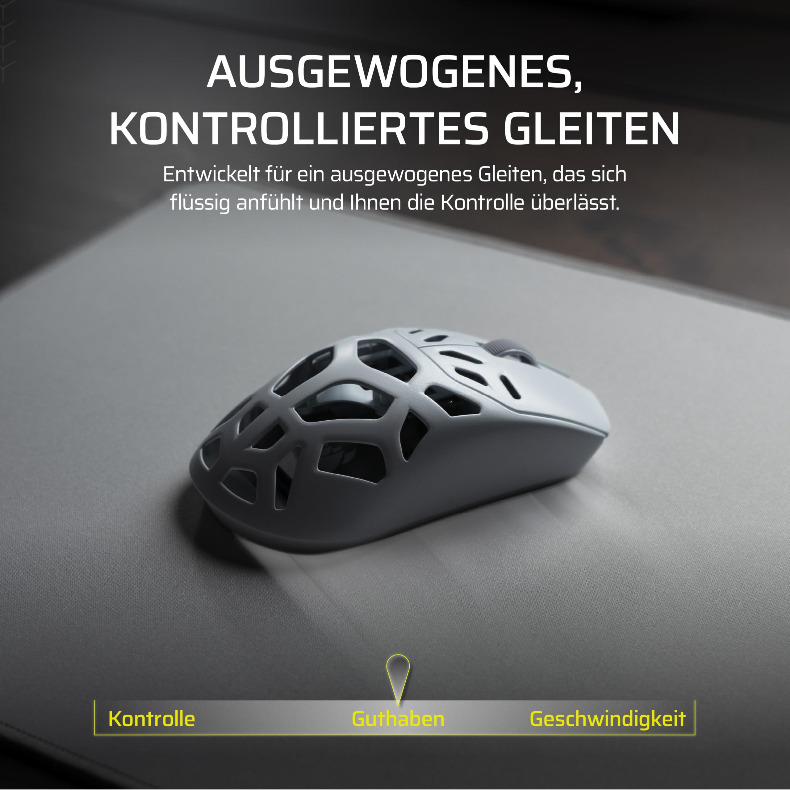 Corsair MM Ausfransfestes Gaming-Mauspad – XXXL (1220 x 590mm) – Grau | Oberfläche aus Mikrogewebtem Stoff, Rutschfest Naturkautschuk-Unterlage, Genähte Kanten