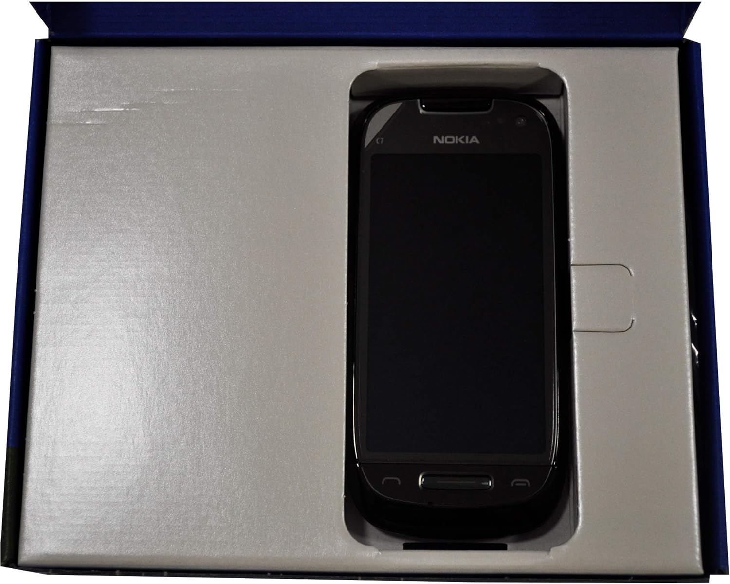 Nokia Original C7-00 Navigation Edition 8GB (GSM Only, No CDMA) Factory Unlocked 3G Cellphone (Charcoal Black) - International Version