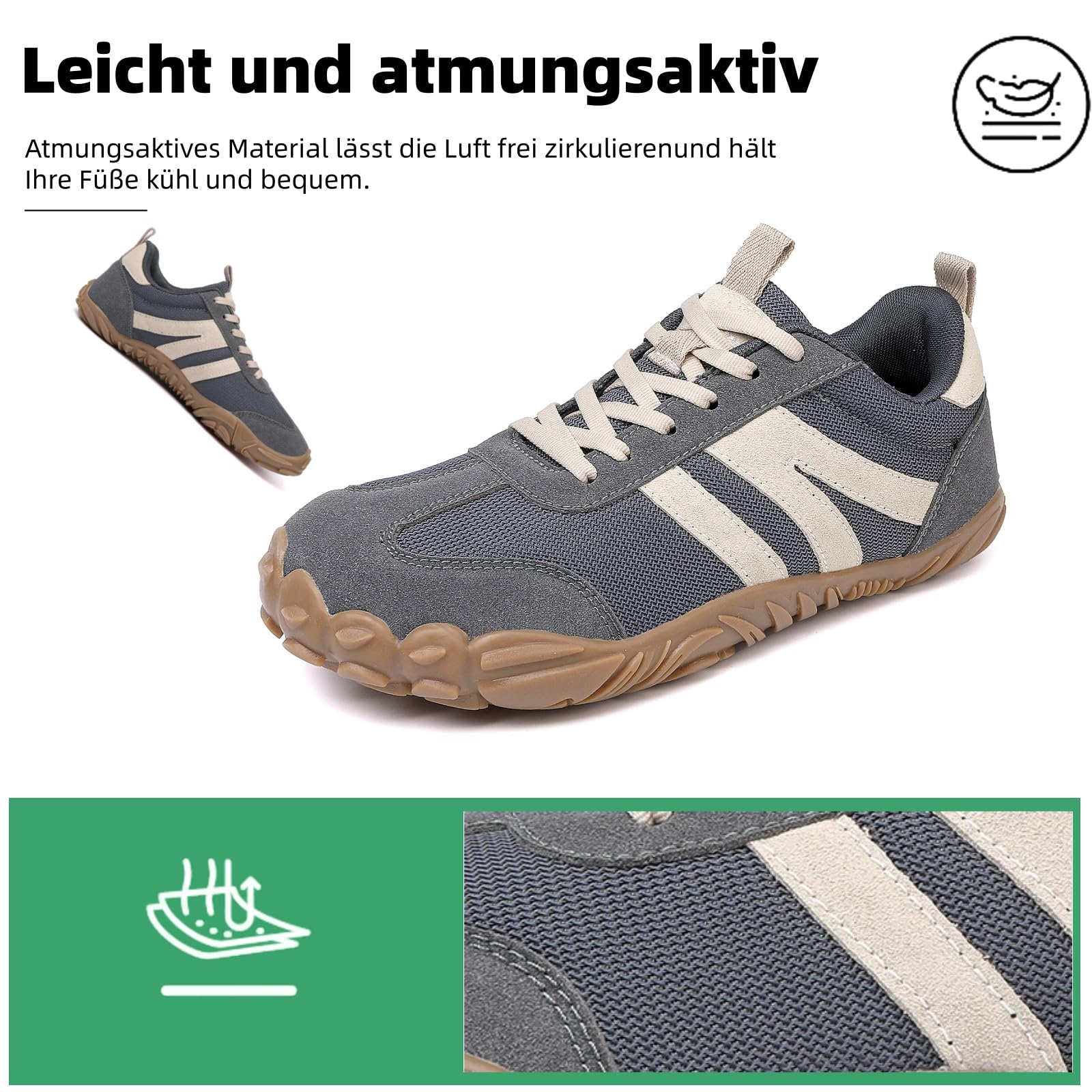 Buty na bose stopy, męskie i damskie, buty do biegania w terenie, na zewnątrz, zero upadków, szerokie palce, lekkie trampki do chodzenia, antypoślizgowe, buty trekkingowe, minimalistyczne buty do