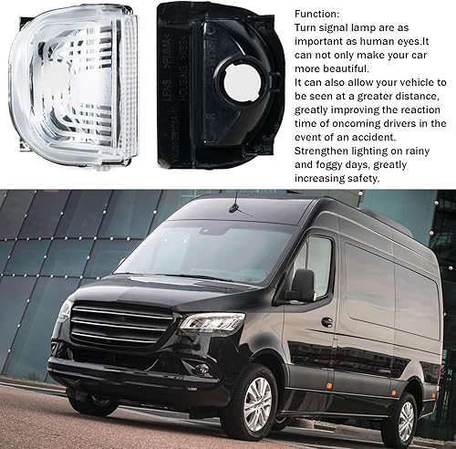 Miniatura 2 de Para Mercedes Sprinter 2019 2020 espejo retrovisor luz de señal de giro lámpara repetidor A9109064700 A9109064600 izquierda derecha
