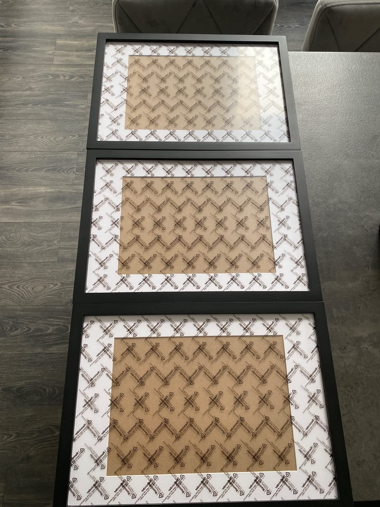 Gzqqyn A3 White Frame with Mount for A4 Print Photo Certificate, Solid