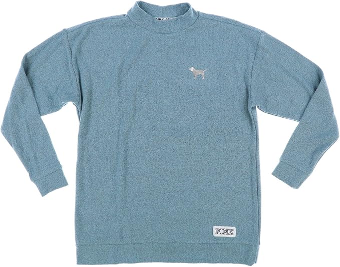 pink victoria secret fuzzy sweater