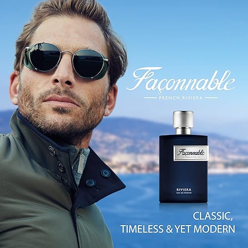 Miniatura 5 de Façonnable - Riviera 3.0 fl oz (3 Fl Oz) - Eau de Parfum para Hombre - Aromas Aromáticos y Amaderados