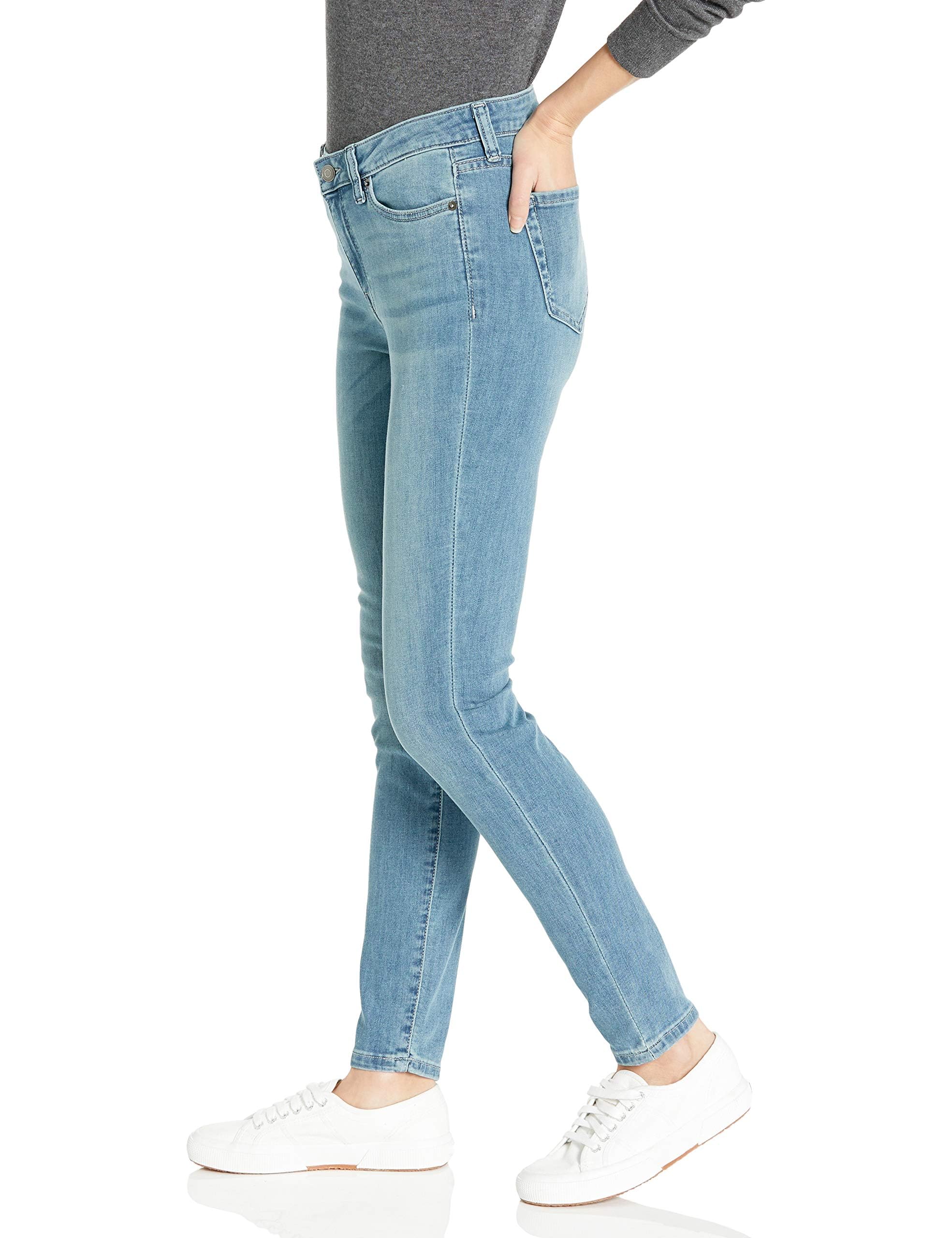 Amazon Essentials Jeans Skinny Elasticizzati a Vita Media - Colori Fuori Produzione Donna