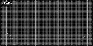 Proartek PK00013 Model GBM4080 Series 40" x 80" Dark Professional Cutting Mat; Double-Sided; Self-Healing; For Graphic Arts, Hobbies, Sewing, Scrapbooking, and other Cutting Projects