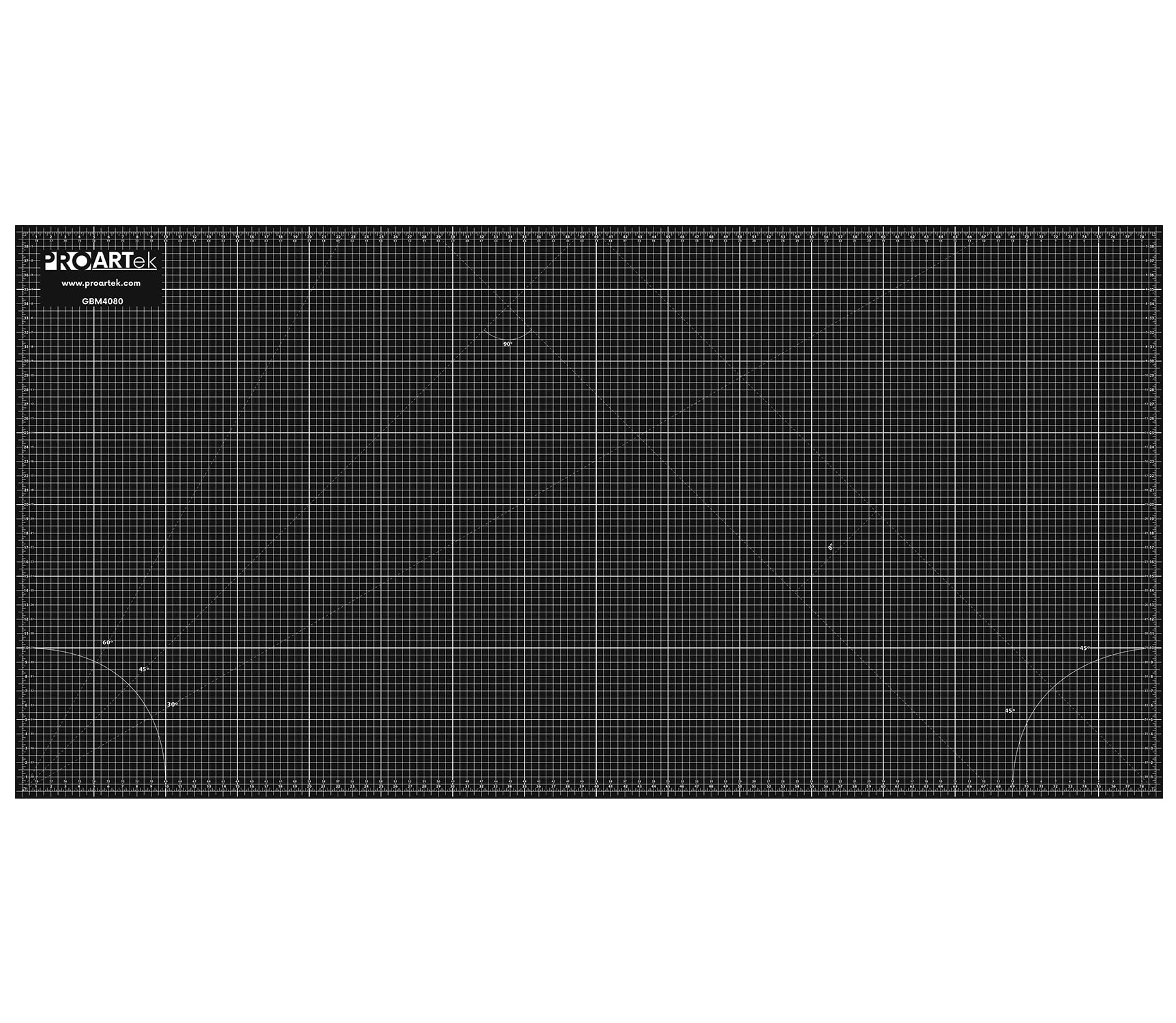 Proartek Drafting PK00013 Modello GBM4080 Series 101,6 x 203,2 cm tappetino da taglio professionale; double-face verde/nero; autorigenerante; per arti grafiche, hobby, cucito, scrapbooking e altri