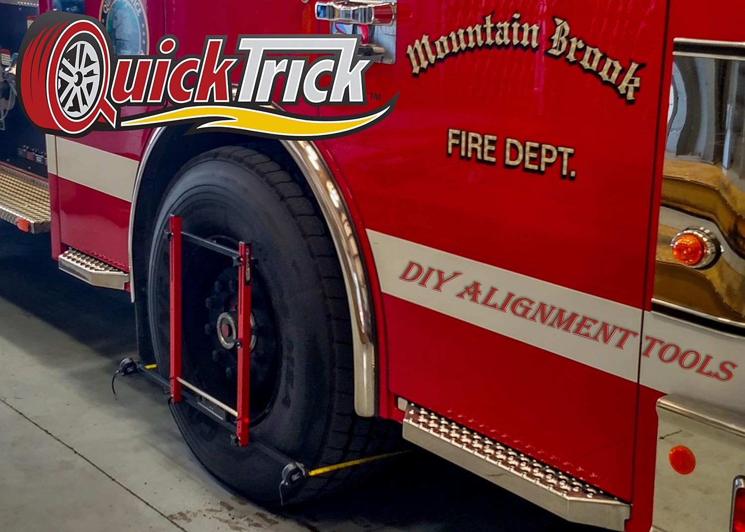 Buy QuickTrick Large Wheel Alignment Kit Complete for Both Sides Truck, Semi, Bus, Firetruck