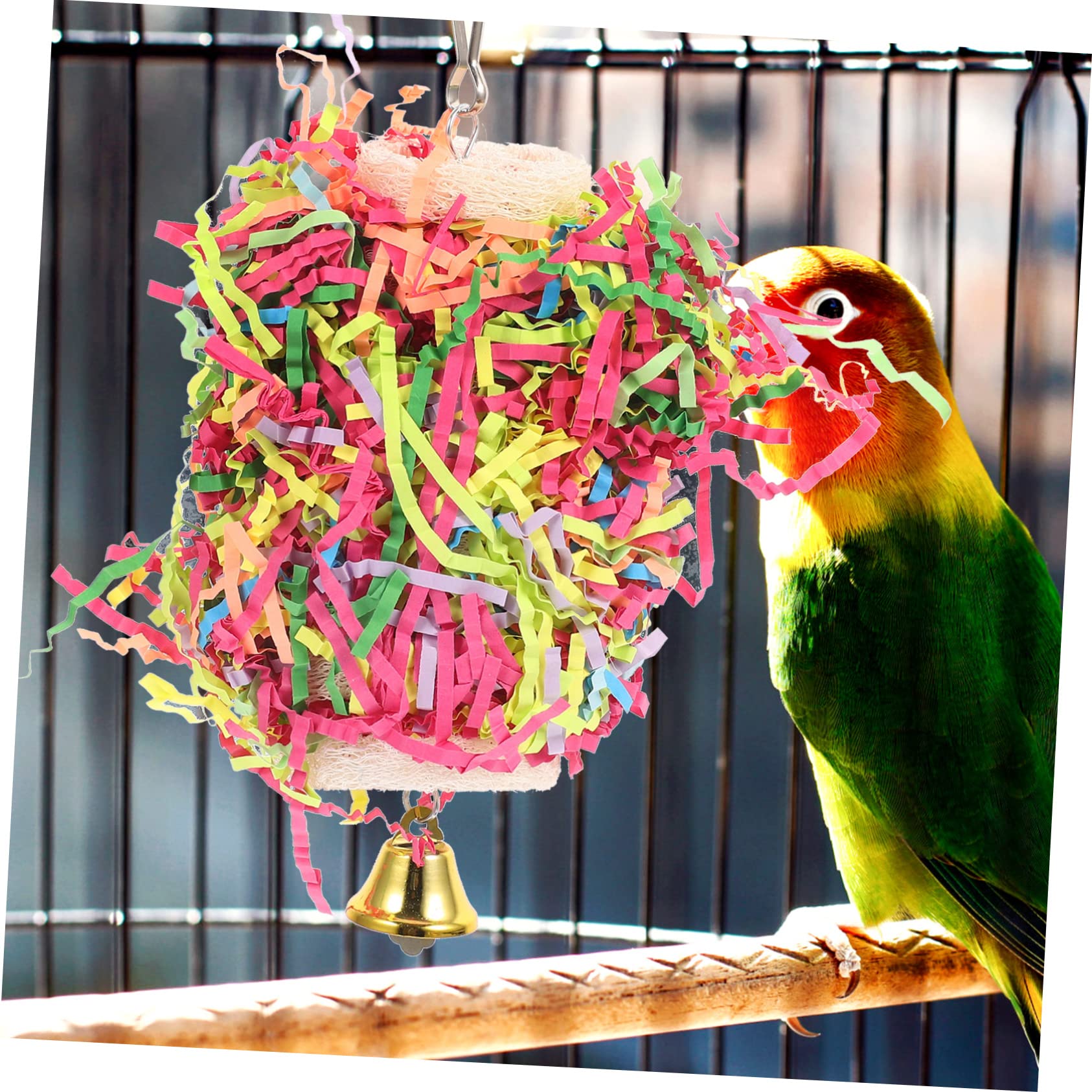 Yardwe 2sätze Vogelspielzeug Für Papageien Bissfestes Kauspielzeug Mit Hängendem Design Für Wellensittiche Und Nymphensittiche Fördert Beschäftigung Und Spaß
