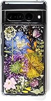 Vista 1 de Pressed flower foral Phone cases cover for Google Pixel 6 pro skin cover case, Protective clear Bumper case Soft silicone rigid back