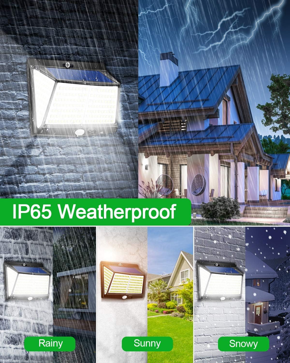 Onе-Dау Sаlе: Uр tо 40% оƒƒ Solar Lights Outdoor 228 LED, IP65 Waterproof Solar Motion Sensor Security Lights, Super Bright Wide Angle 3 Modes Wireless Wall Lights for Garden Patio Yard Deck Garage Fence Pool, 4 Pack