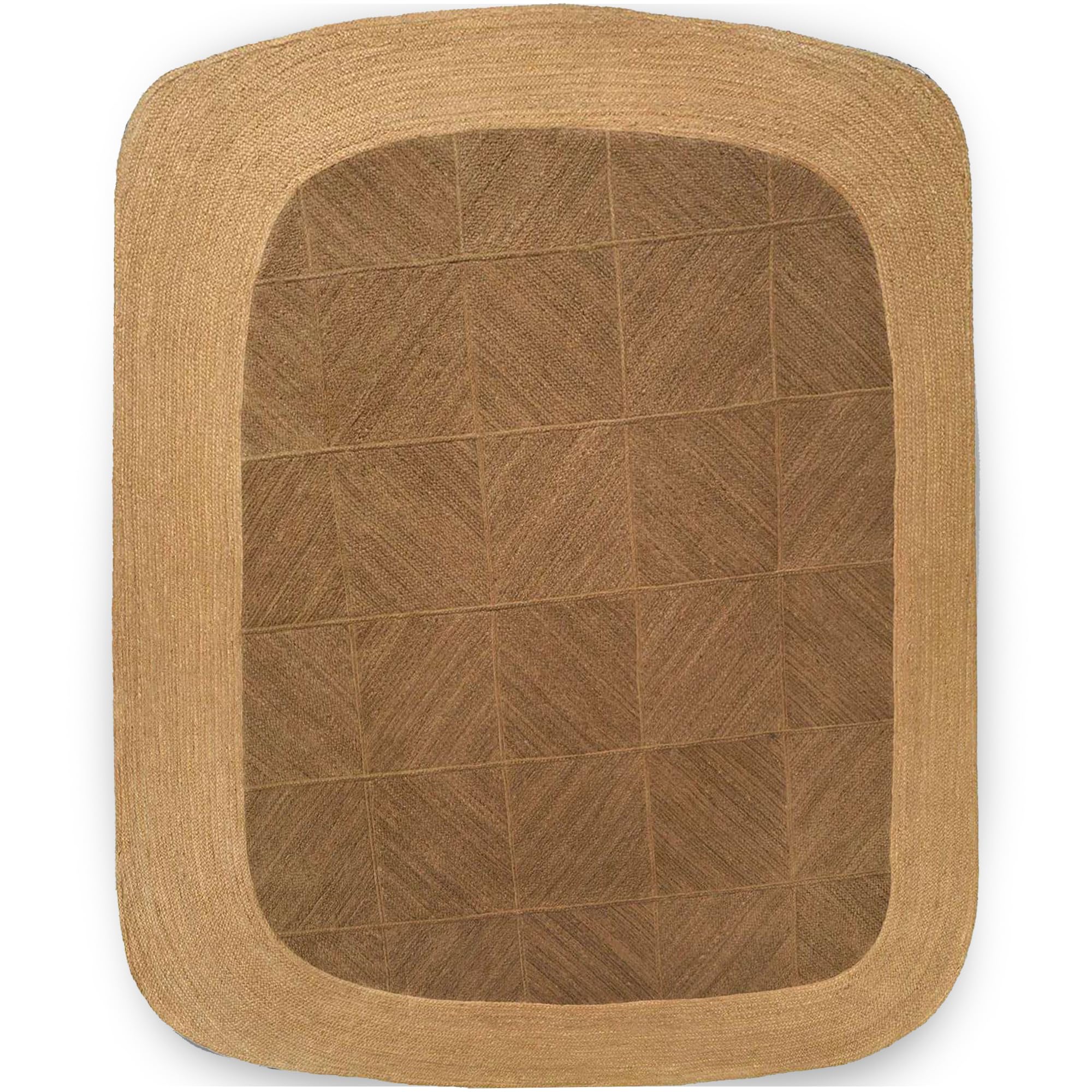 Tapis de couloir en jute naturel fait à la main de 9,1 x 6,1 m - Décoration d'intérieur indienne - Tapis de couloir - Tapis tressé en jute chanvre