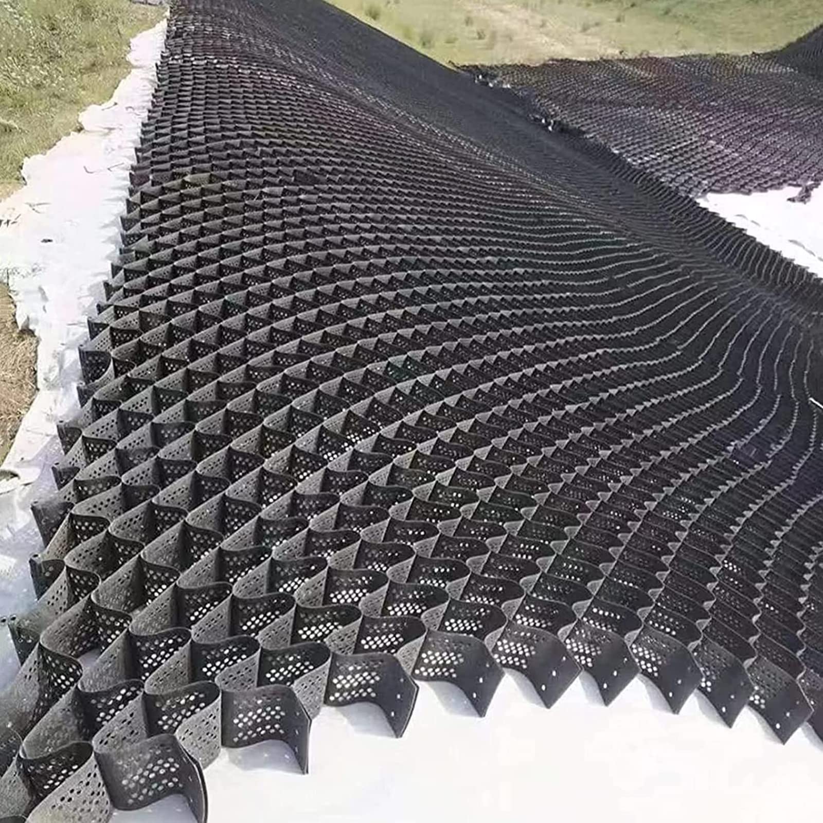 Buy Ground Grid Polyethylene, 2 Inch Gravel Grids Stabilizer for Soil