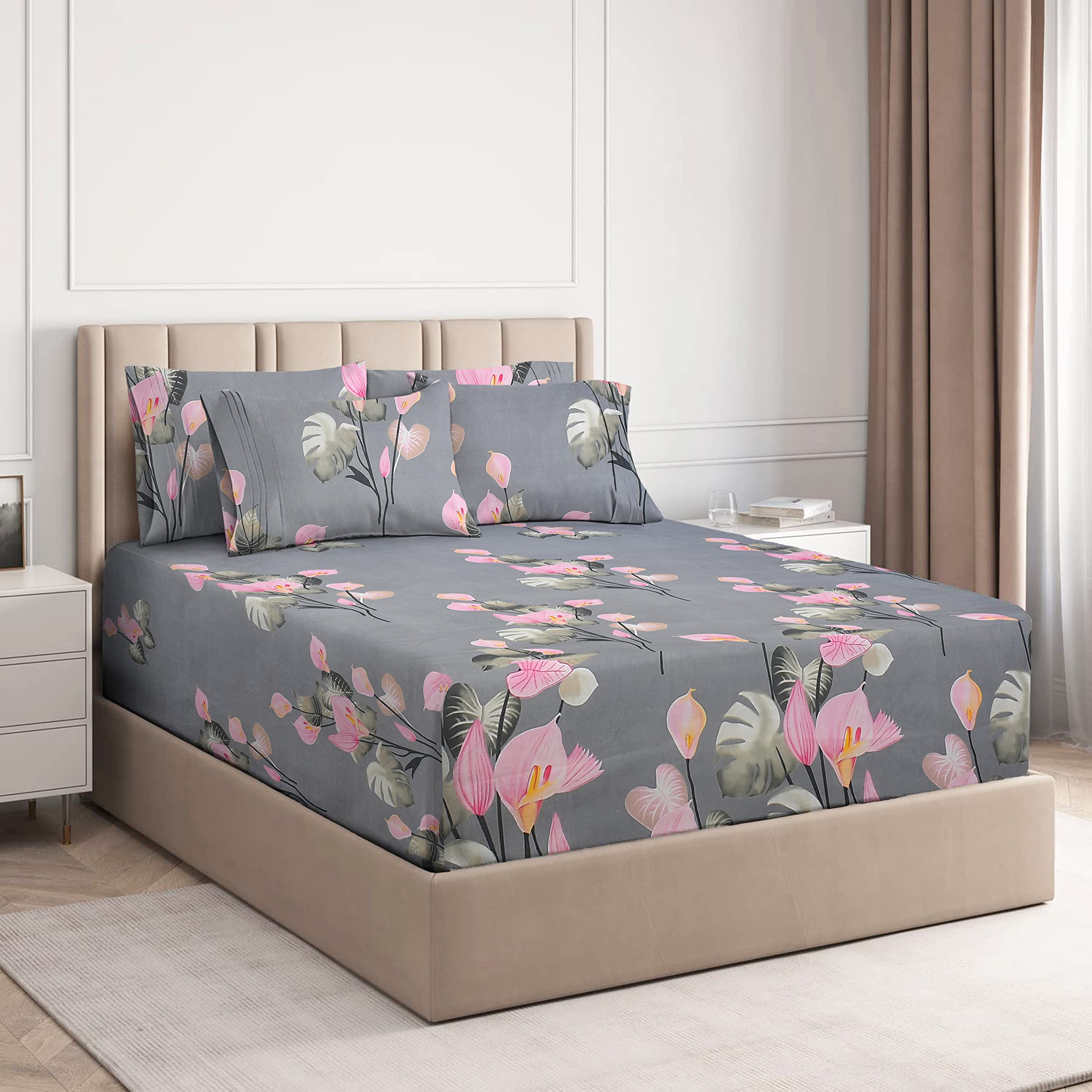 See full amazon price history chart for BSB HOME Prime Collections 100% Cotton Feel Double/Queen Size Bedsheets with 2 Pillow Covers Cotton, 180Tc Floral Light Purple Bedsheets for Double Bed Cotton (7Ft X 7.5Ft), 180 Tc BSB HOME Prime Collections 100% Cotton Feel Double/Queen Size Bedsheets with 2 Pillow Covers Cotton, 180Tc Floral Light Purple Bedsheets for Double Bed Cotton (7Ft X 7.5Ft), 180 Tc (B0BSS349P1) Amazon Price History, Amazon Price Tracker