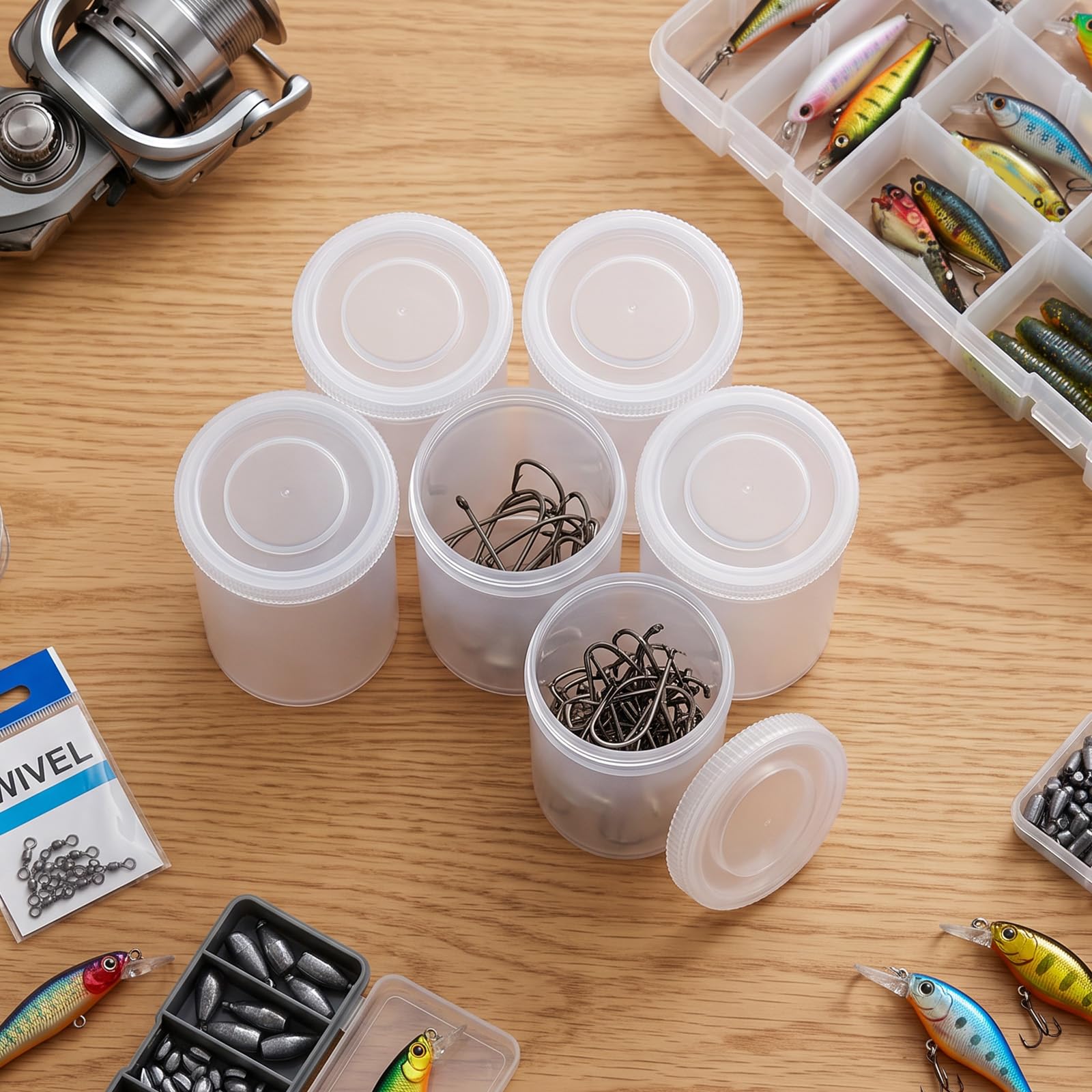 Amazon.co.jp: クリアプラスチックフィルム容器 蓋付き 20個 35mm