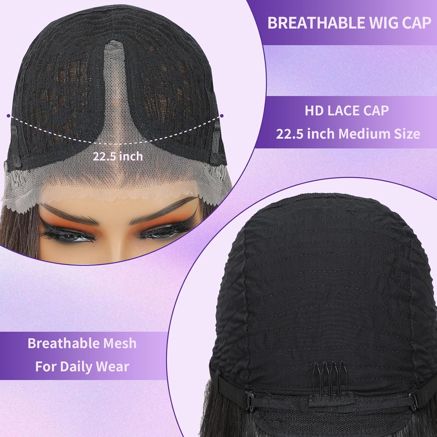 Synthetic Lace Front Wig For Black Women 13X4X1 HD Long Cheap Lace Front Wigs Glueless Wigs For Black Women Straight Layered Skunk Stripe Honey Blonde With Black Wig 26 inch Sensationnel Wigs