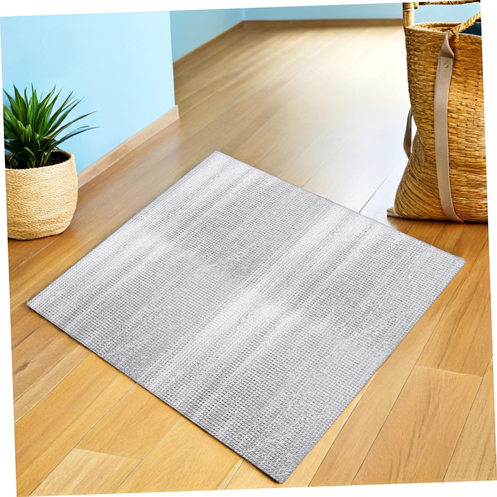 Toddmomy 2sets Copertura per Soffitta Sfiato Isolante in Alluminio Argento Scudo Termico per Ventola da Soffitta Copertura per Isolamento Guarnizione per Ventola per Camper e Garage