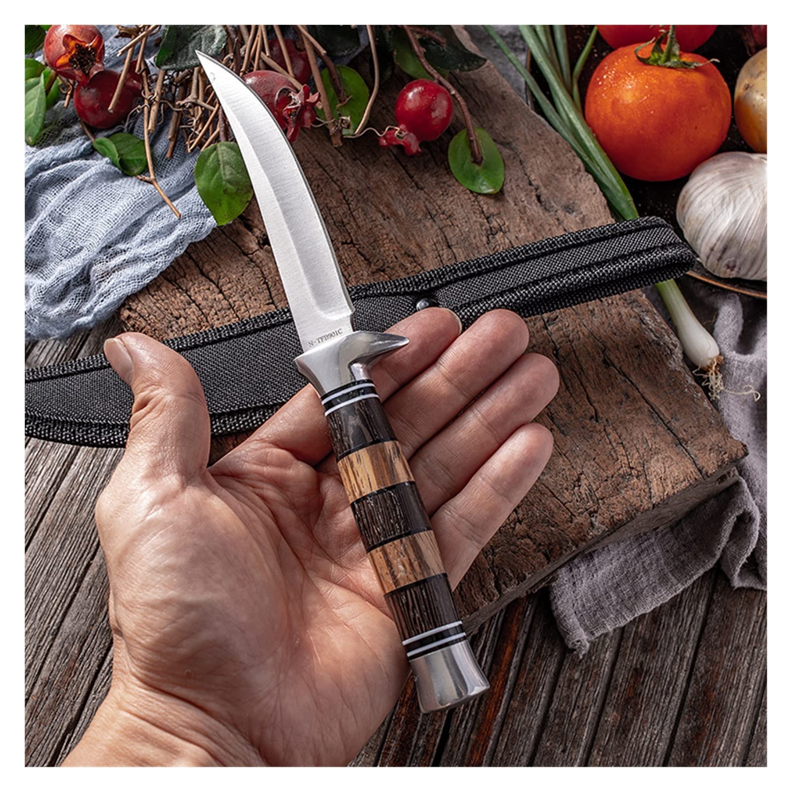 Filetto di pesce coltello da pesci coltello disossato peeling peeling maiale martello in acciaio inox barbecue carne cucina coltello da cucina 8,8 pollici coltelli
