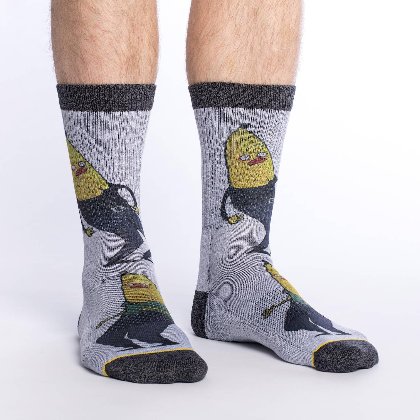 Good Luck Sock Men's Dancing Bananas Socks, Adult, Shoe Size 8-13 - Image 2