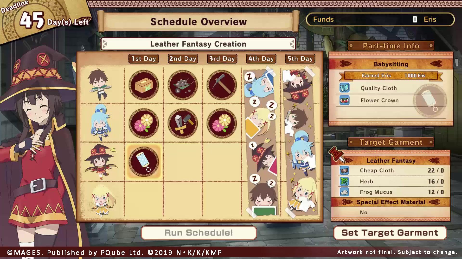 KonoSuba: God's Blessing on this Wonderful World, Love For These Clothes Of Desire, Nintendo Switch