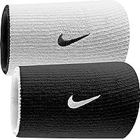 Nike Premier Home & Away Doublewide Wristbands - Reversible Moisture-Wicking Athletic Bands with Swoosh Logo