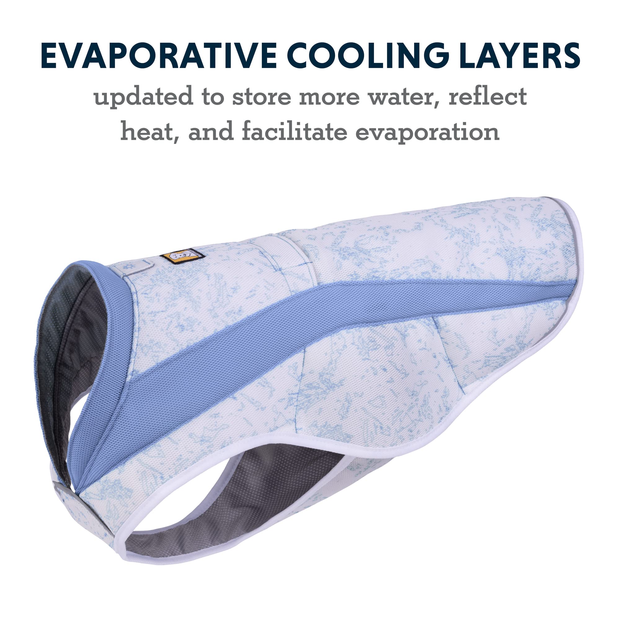 RUFFWEAR Swamp Cooler Vest, Dog Jacket for Hot Weather SPF 50+, Maximum Coverage, Cooling Cover with Harness/Lead Portal - Image 4
