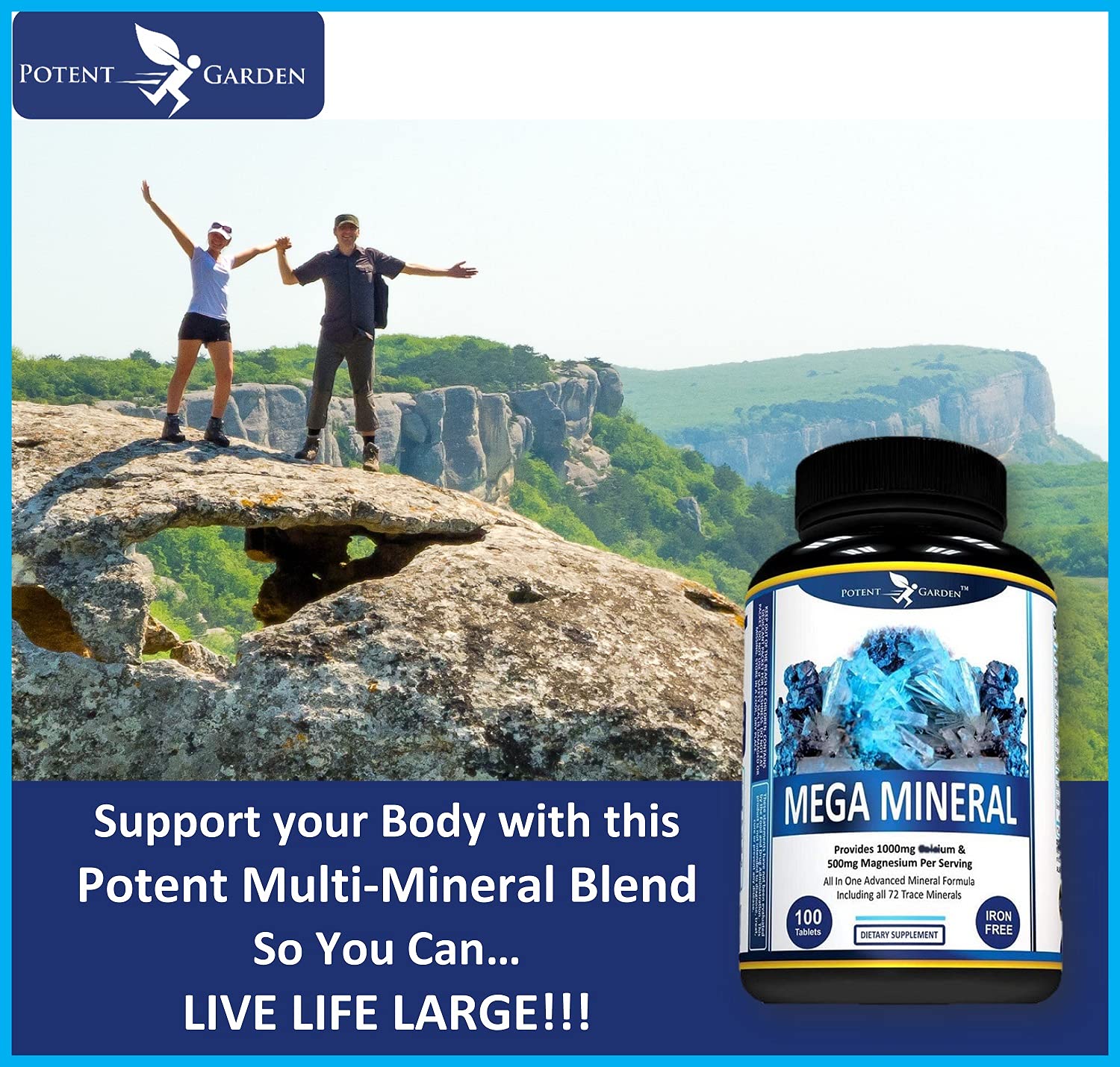 Potent Garden Mega Mineral Supplement Complete Mineral Complex with