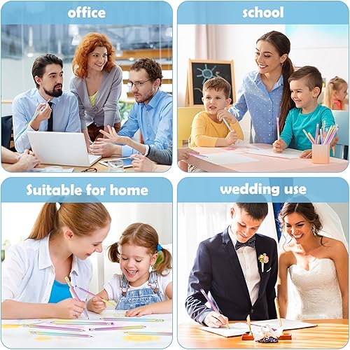 Miniatura 6 de Ainiv Lápices degradados #2 HB, lápices número 2 con borrador, 12 lápices de macarrón, lápices de grafito, lápices de madera, lápices de regalo para