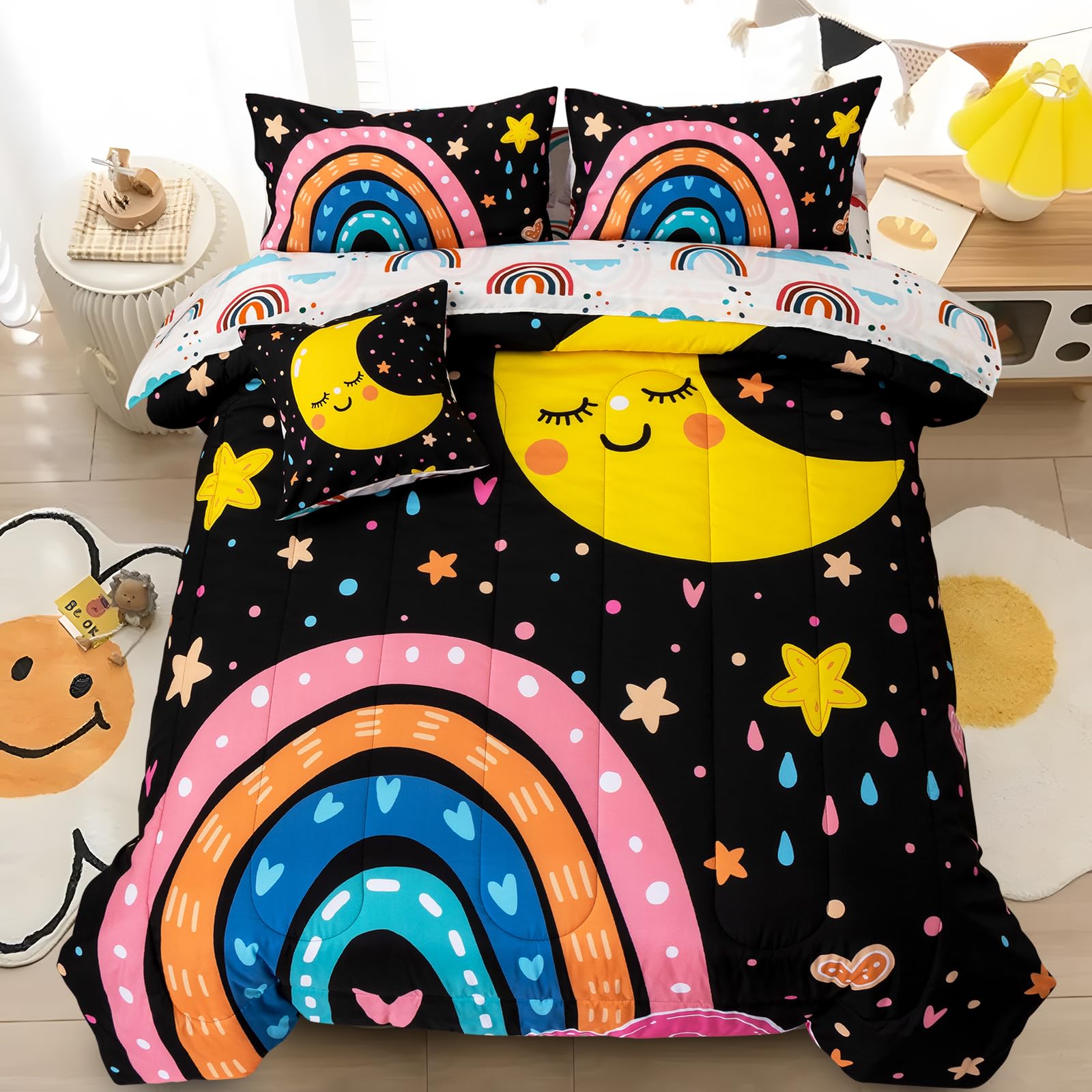 Btargot Rainbow Bedding Set