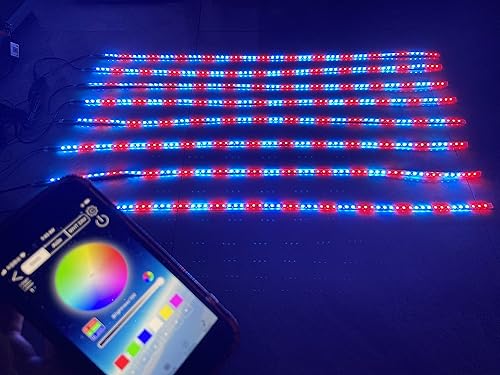 Miniatura 5 de 8 tiras estroboscópicas LED de 6.5 pies, 6.6 ft, 78 pulgadas, serie Dream Color Chasing Flow, tiras de aliento para Polaris Slingshot Golf Cart