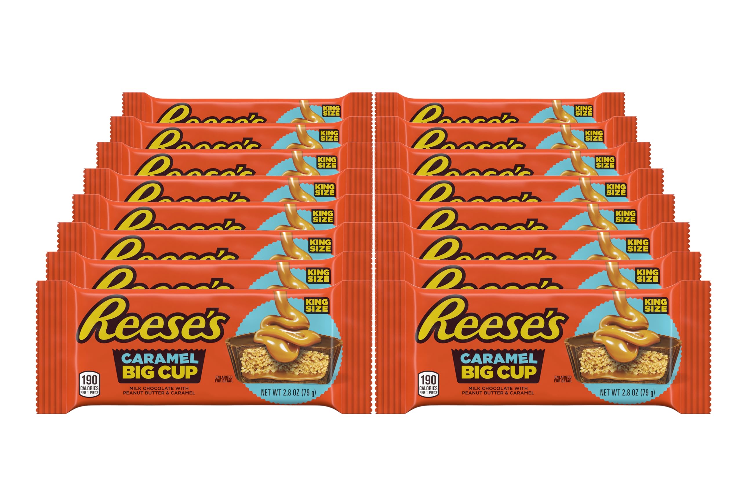 Reese's Peanut Butter Big Cup with Caramel, pack of 16 x 79g
