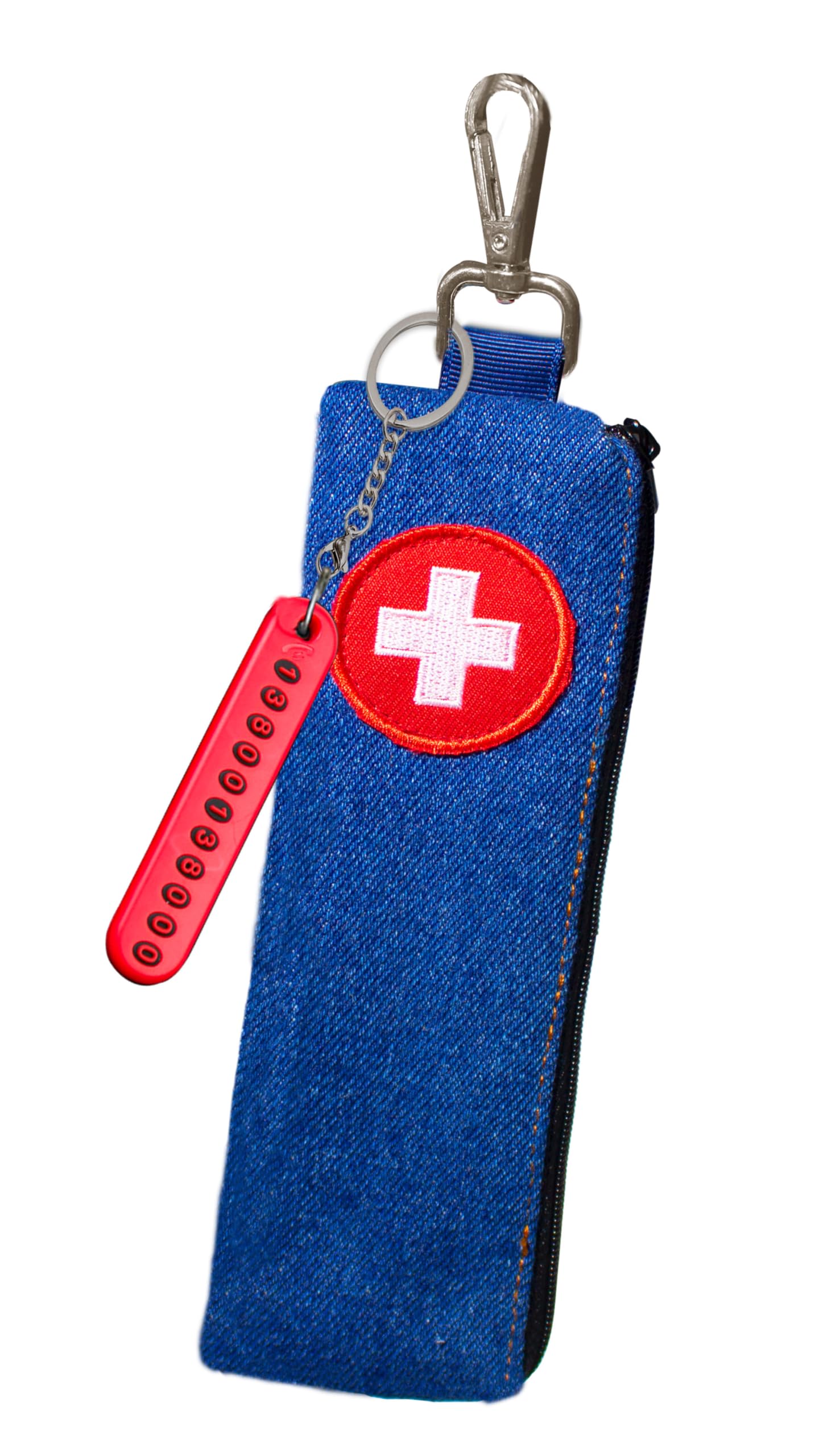 Epipen Medical Carrying Case, Shock Absorbing Travel Medication Organizer, Emergency Medical Bag for 1 EpiPens