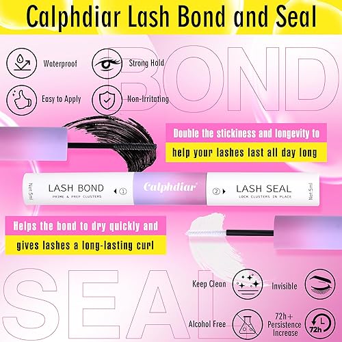 Miniatura 5 de Kit de extensión de pestañas 80D, kit de extensión de pestañas esponjosas, paquete de extensiones de pestañas de 0.315 a 0.630 pulgadas con unión y