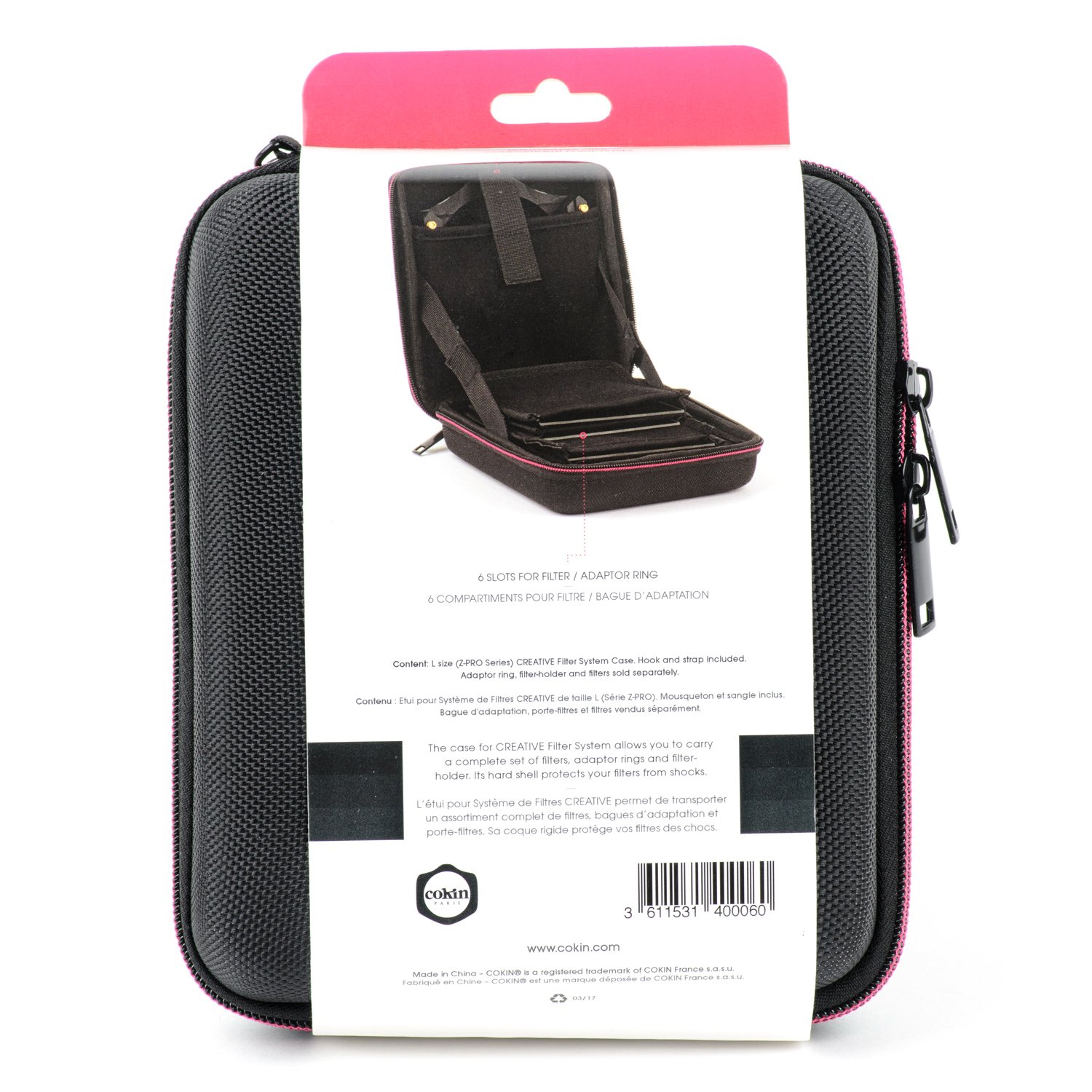 Cokin Z3068 Etui de transport semi-rigide pour Système COKIN CREATIVE Taille L (100 mm) Noir