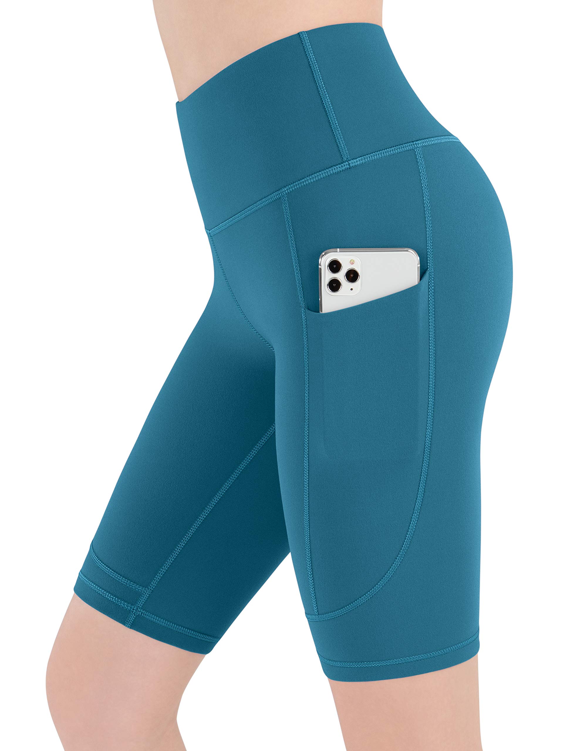 HOFI Womens Workout Shorts with Pockets Biker Shorts for Women High Waisted Booty Yoga Shorts Compression Running Tights