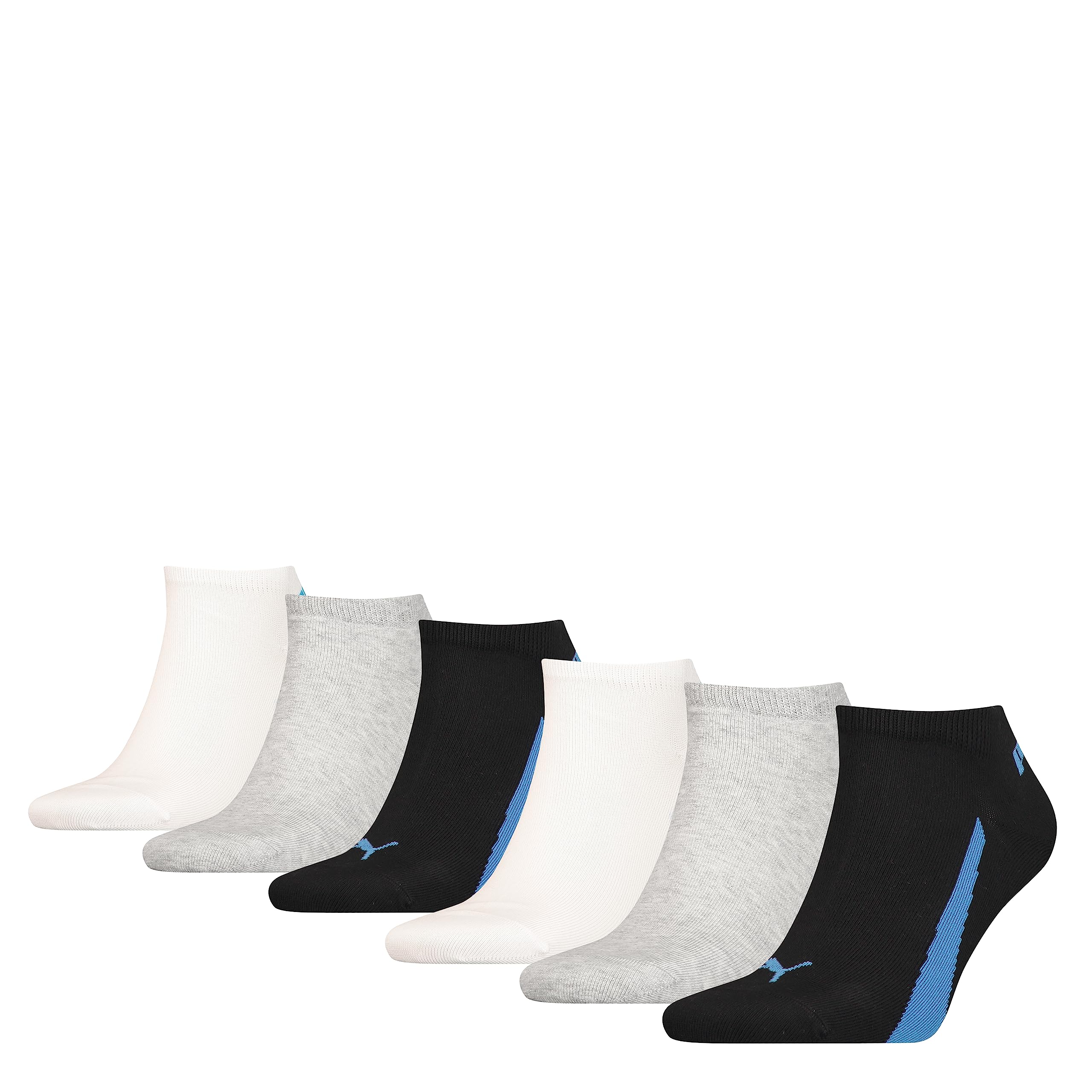 Puma Unisex Lifestyle Sneaker Sock, blue combo, 39/42