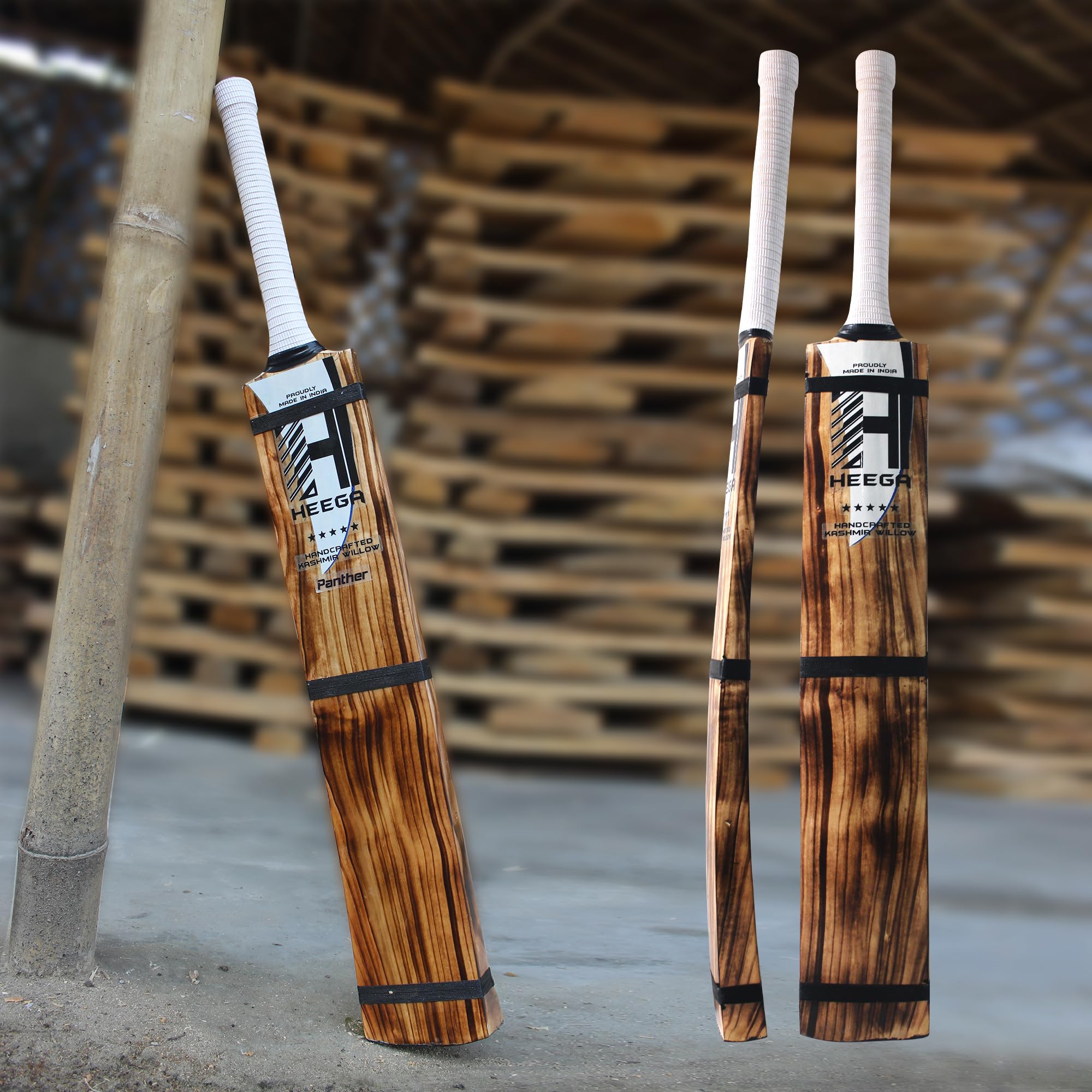 Heega Panther Burn Bat | Tennis Ball Cricket Bat (Size-36)