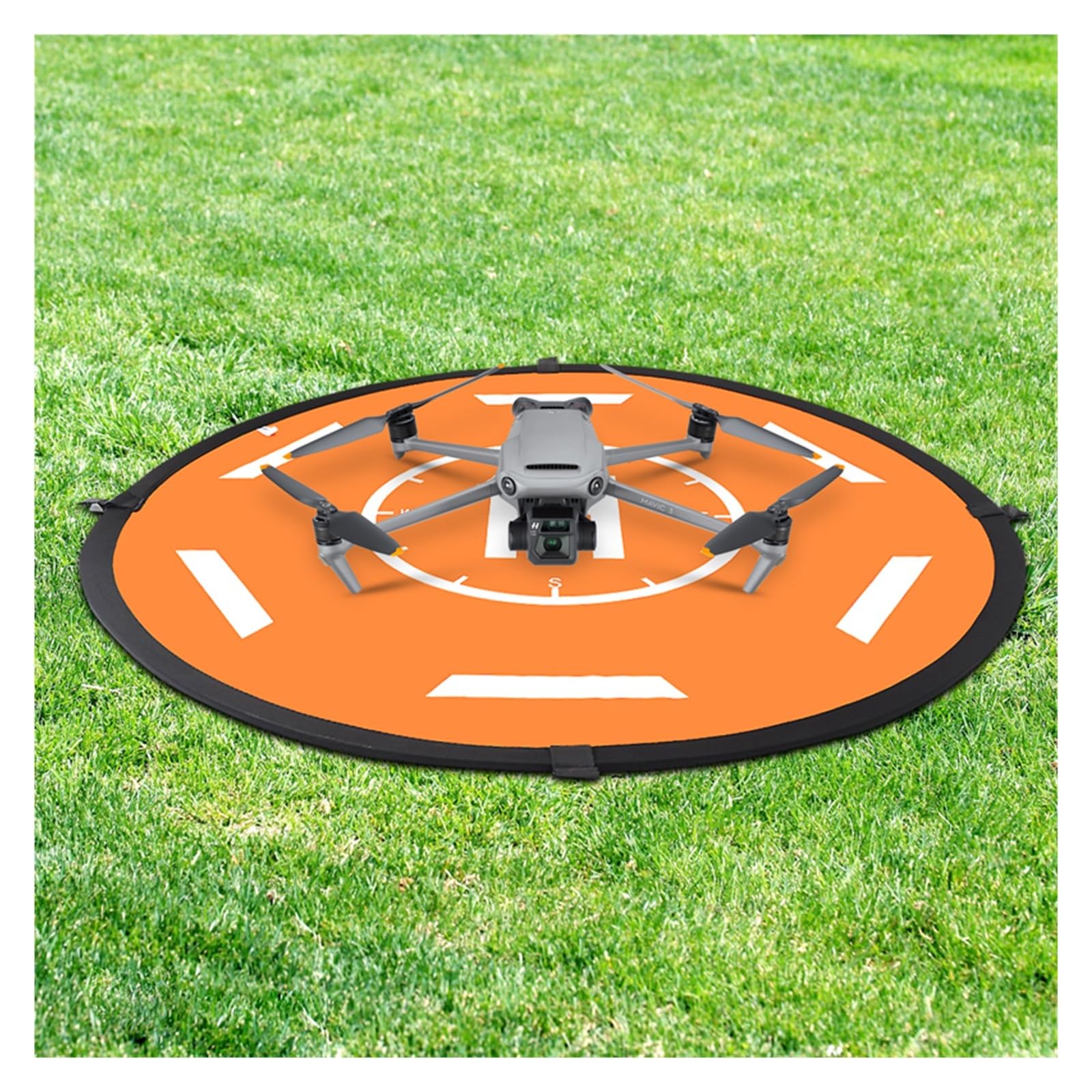 Składana podkładka do lądowania drona 50/56/65/80 cm do DJI Mavic 3 Pro/Mavic 3/Mini 4 Pro/Air 3S/Avata 2, wodoodporna lądowisko quadcoptera ze słupkami naziemnymi, akcesoria do przenośnych