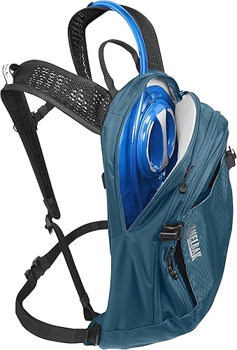 Miniatura 8 de CamelBak M.U.L.E. 12 Mochila de hidratación para ciclismo de montaña, mochila de hidratación fácil de rellenar, trampa de tubo magnético, 100 onzas