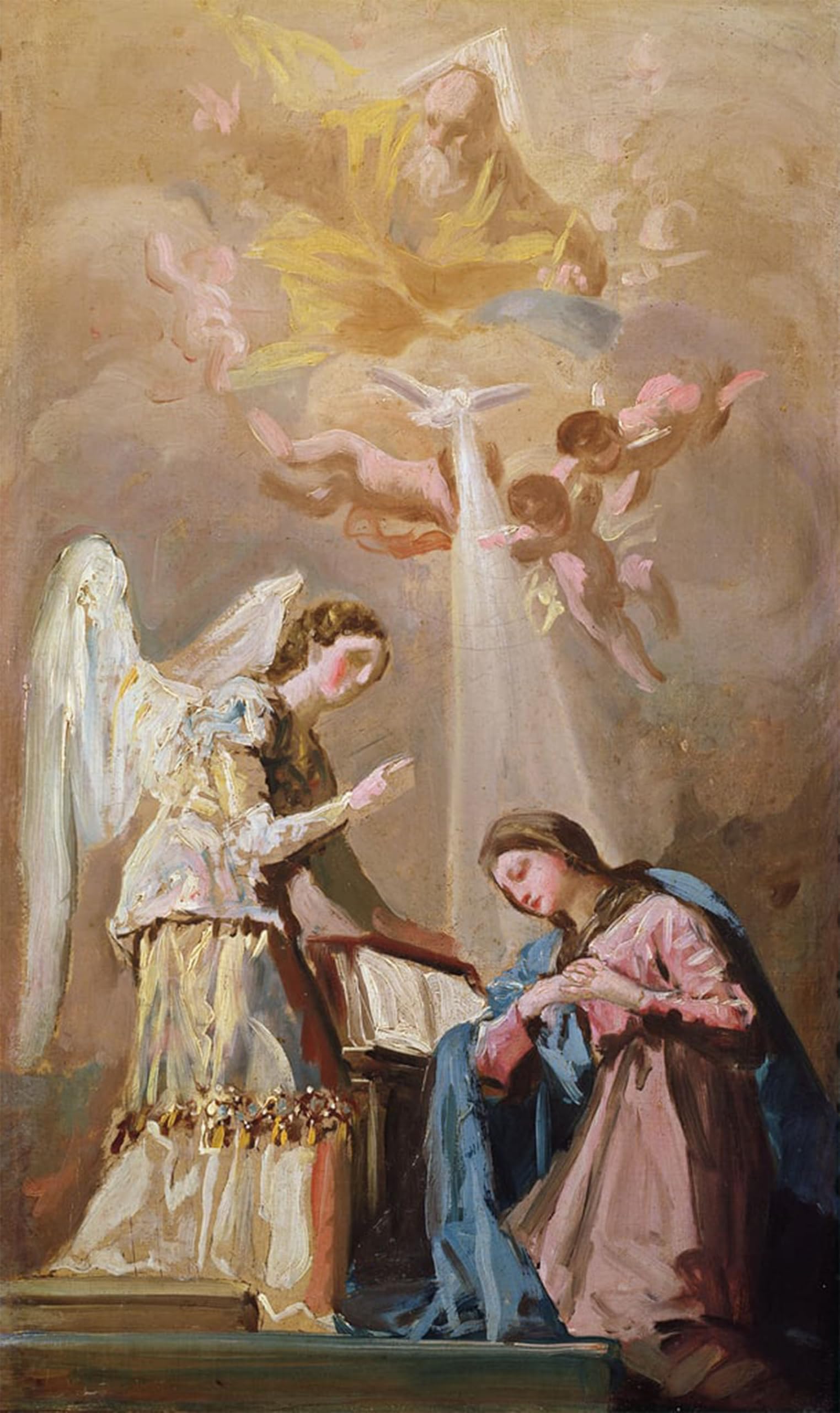 POSTERIIk Famous Print Pop Art Wall Art Graffiti the Annunciation Oil by Francisco De Goya Art Prints for Home Decor 60x90cm