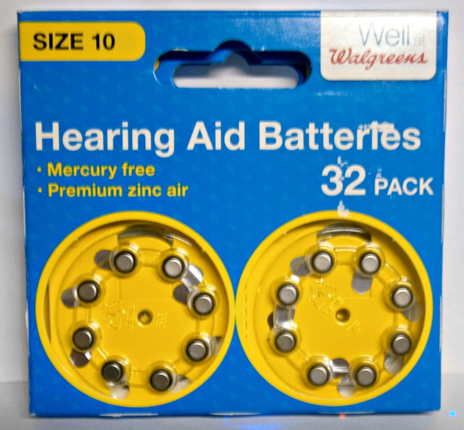 Walgreens Walgreens Premium Zinc Air Hearing Aid Batteries Size 10 32