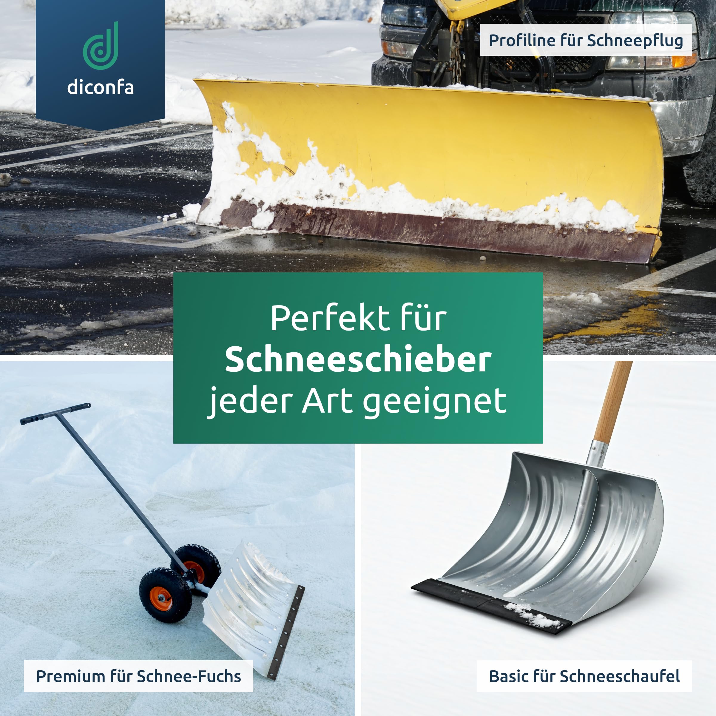 Schürfleiste Für Schneeschild 80cm Polyurethan Gummileiste Gummi In
