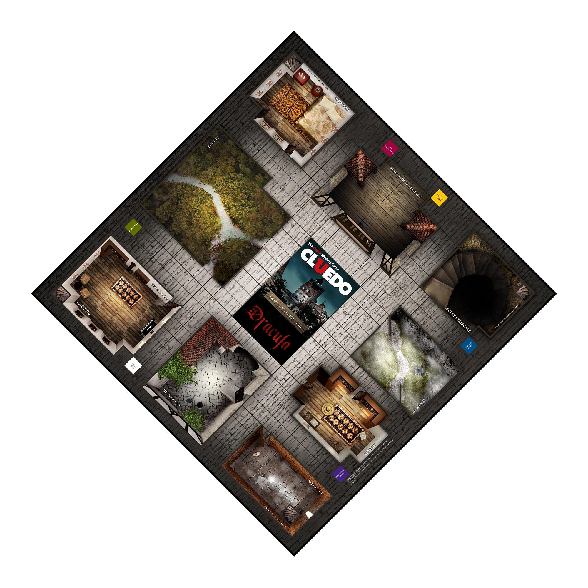 Winning Moves: Cluedo - Dracula Board Game (WM00257-EN1)
