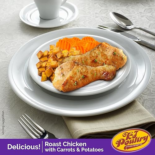 Miniatura 2 de KJ Poultry Kosher para comidas sin gluten de Pascua, pollo asado con papa y zanahorias, Halal, (paquete de 6) preparado para entrada totalmente