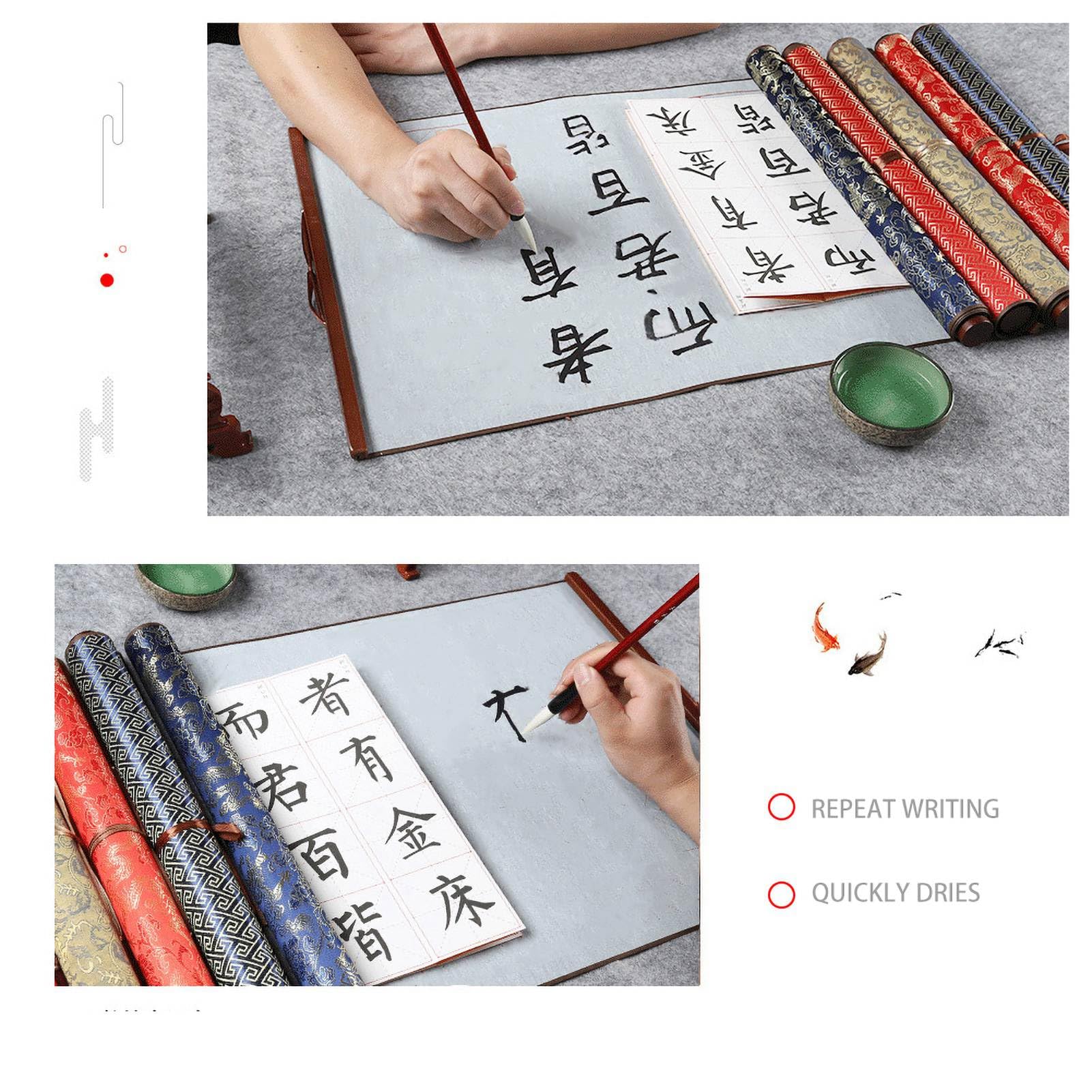 1.4M réutilisable chinois eau papier tissu calligr... - Grandado