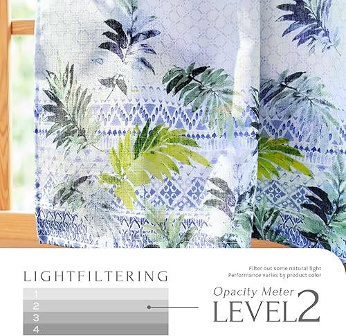 Miniatura 2 de blunique Cortinas de cocina de 28 x 36 pulgadas, cortinas cortas de media ventana, cortinas de café para cocina, baño, habitación de caravana, juego